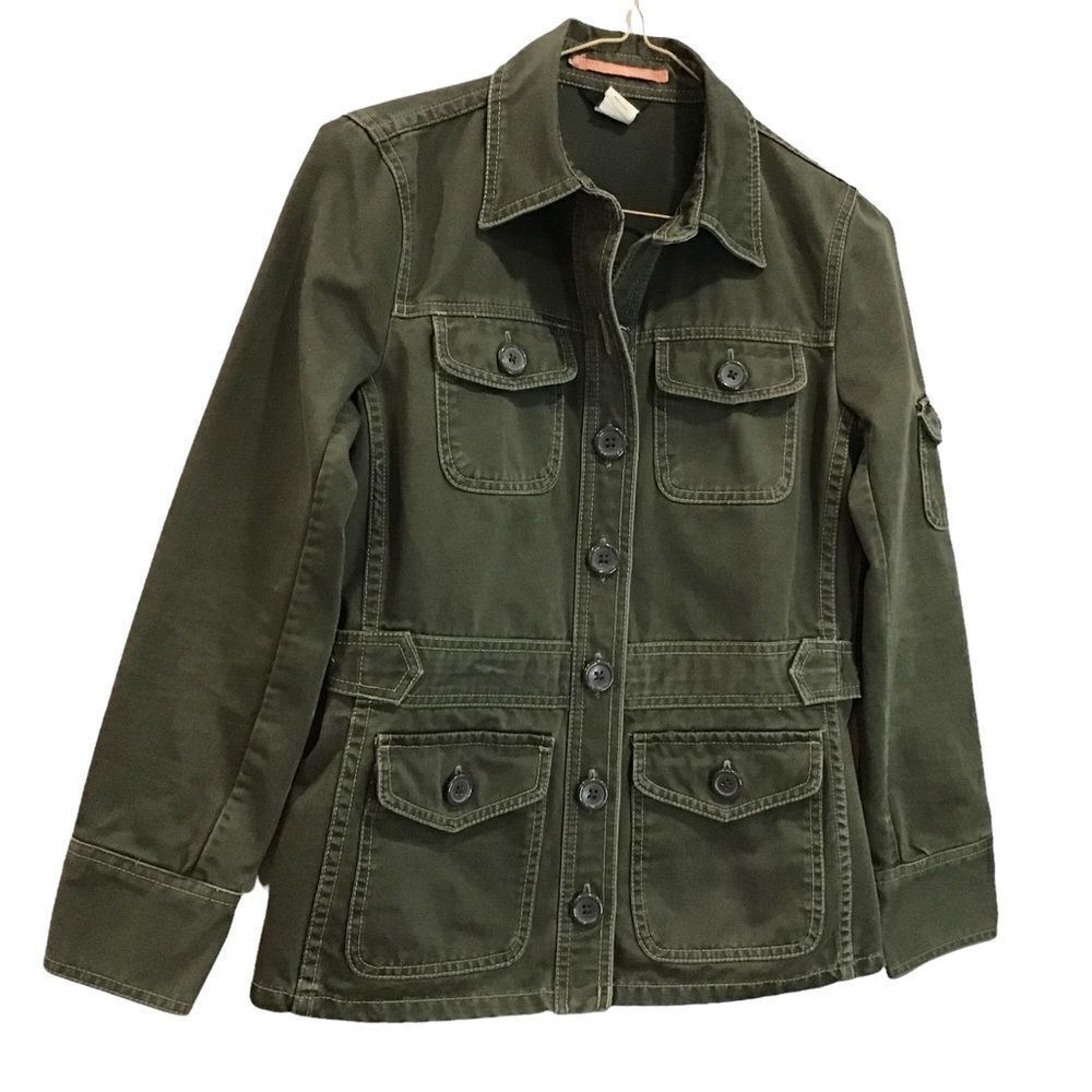 Cargo Jacket, Green, J. Crew, Size XS - Picture 2 of 9